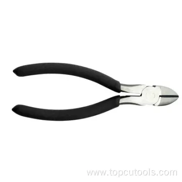 Head Polished Carbon Steel Black Dipped Handle Hardware Side Cutting Tool